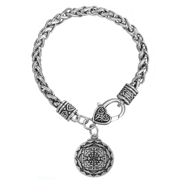 Bracelet d'Amulette Sri Yantra pour la Croissance et la Guérison