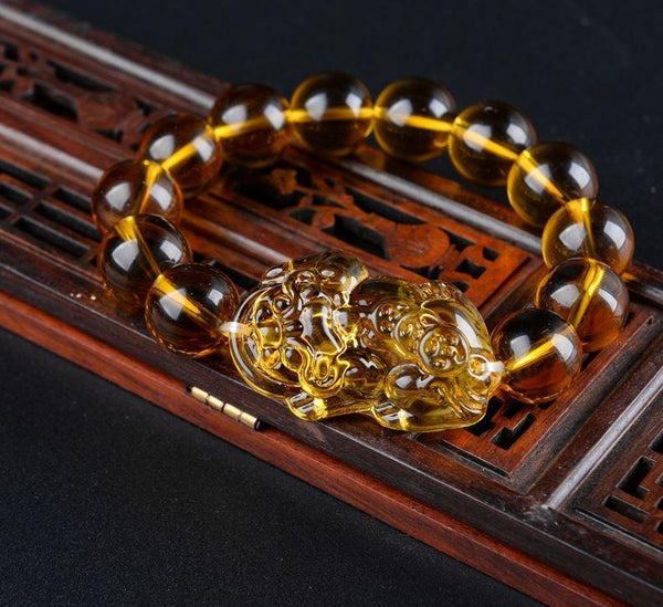 Bracelet de Richesse Pi Yao En Citrine